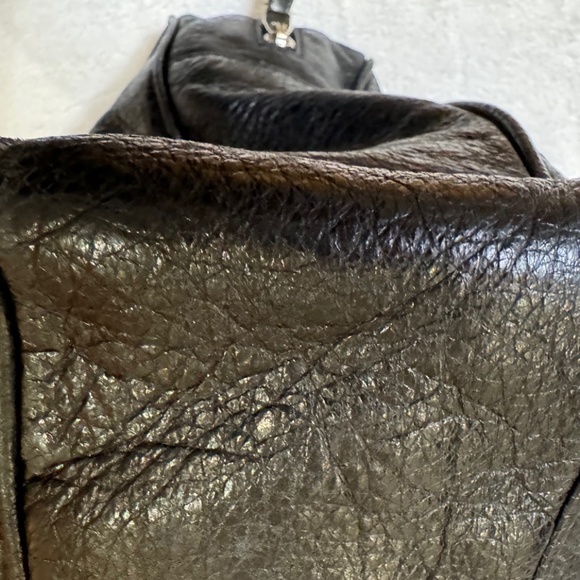 BALENCIAGA BLACK LAMBSKIN LEATHER - UNISEX WORK BAG - Picture 5 of 16